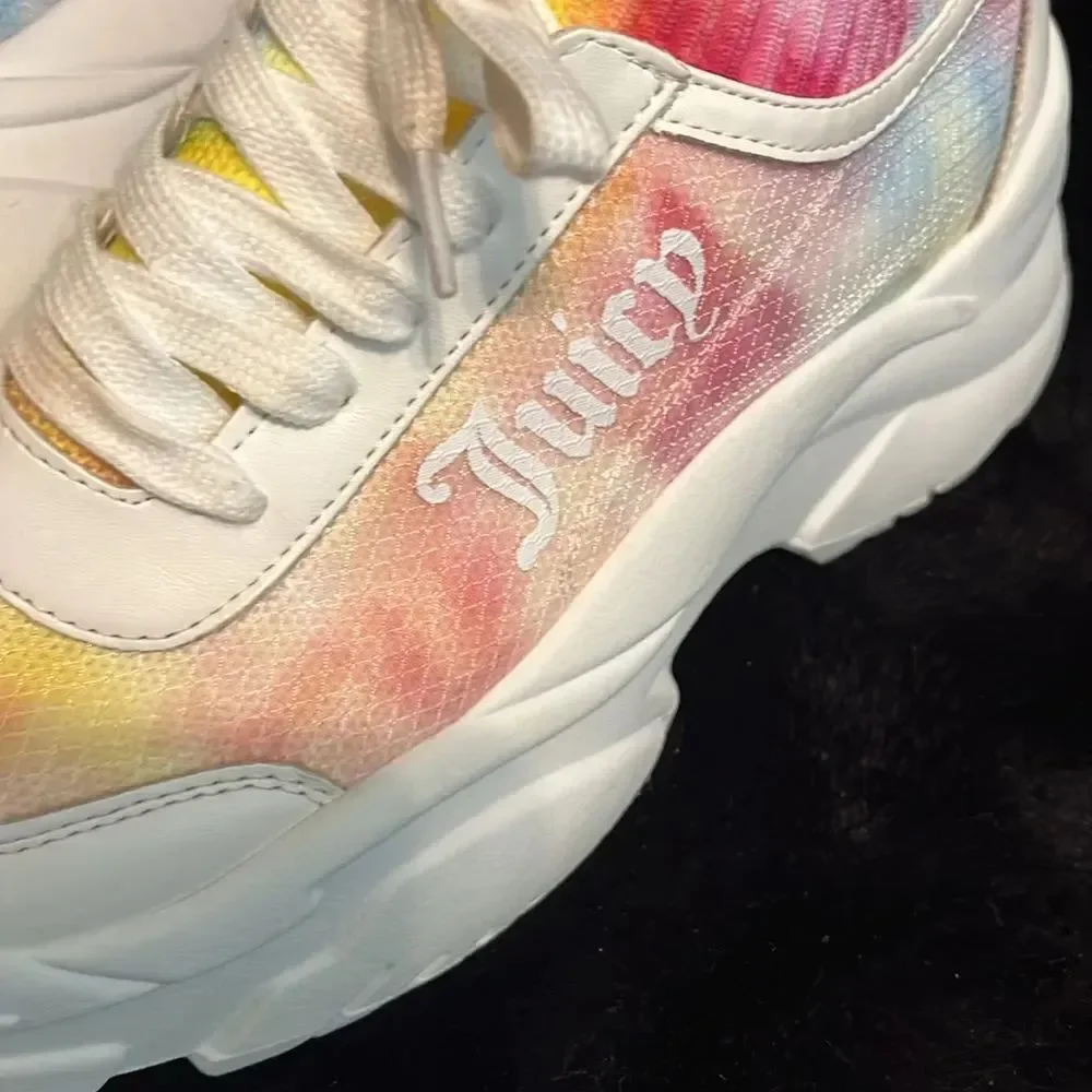 Juicy Couture Tie-Dye Platform Sneakers